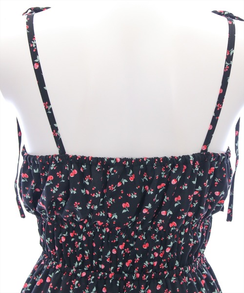 clear（クリア）の「【低身長サイズ有】肩リボン花柄キャミワンピース[大人フェミニン スタイルアップ]（ワンピース・レディース・ホワイト系その他/ブラック系その他・F/XS）」の13枚目の写真