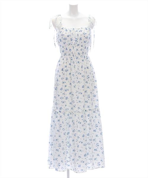 clear（クリア）の「【低身長サイズ有】肩リボン花柄キャミワンピース[大人フェミニン スタイルアップ]（ワンピース・レディース・ホワイト系その他/ブラック系その他・F/XS）」の15枚目の写真