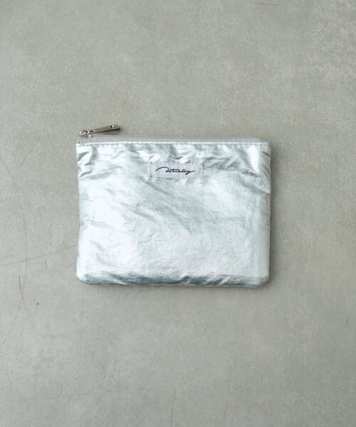 BIRTHDAY BAR（バースデイバー）の「メタリックティッシュポーチ（ポーチ・レディース・シルバー/ゴールド/ブラック・0）」の10枚目の写真