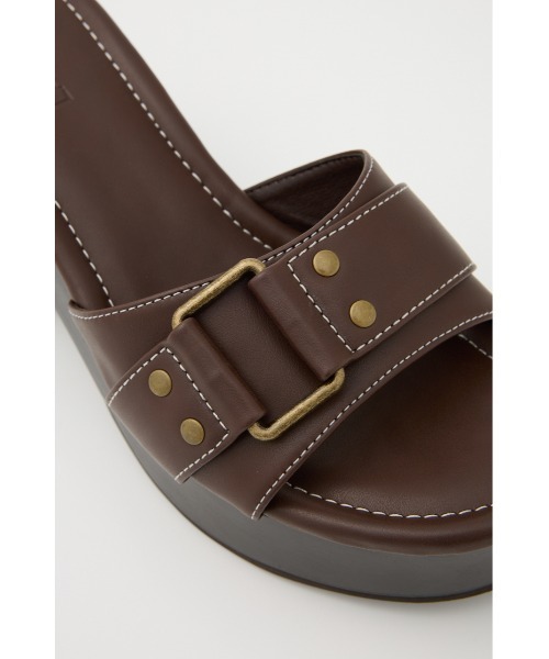 LAGUA GEM(ラグアジェム)の「THICK BELTED サンダル(サンダル・レディース・ブラウン/ブラック・SMALL/MEDIUM/LARGE)」の14枚目の写真