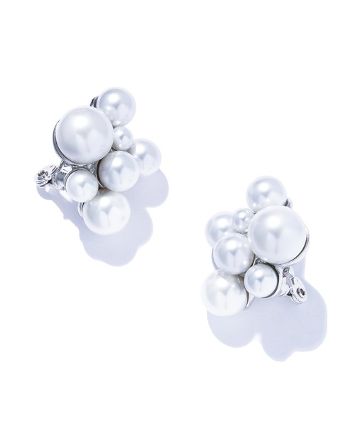 IRIS47(イリスフォーセブン)の「【IRIS 47】breath earring/ブレス イヤリング BO174(イヤリング・レディース・ホワイト・FREE)」の3枚目の写真