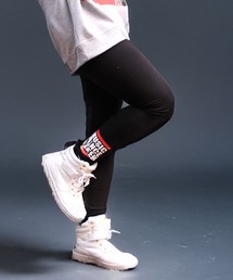 CHEER（チアー）の「裾ロゴプリントストレッチレギンス（レギンス/スパッツ）」