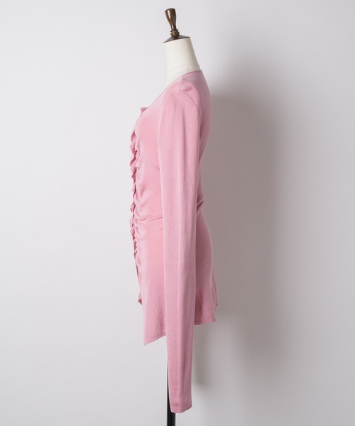 Everyday slim fit frills cardigan/エブリデイスリムフィットフリル