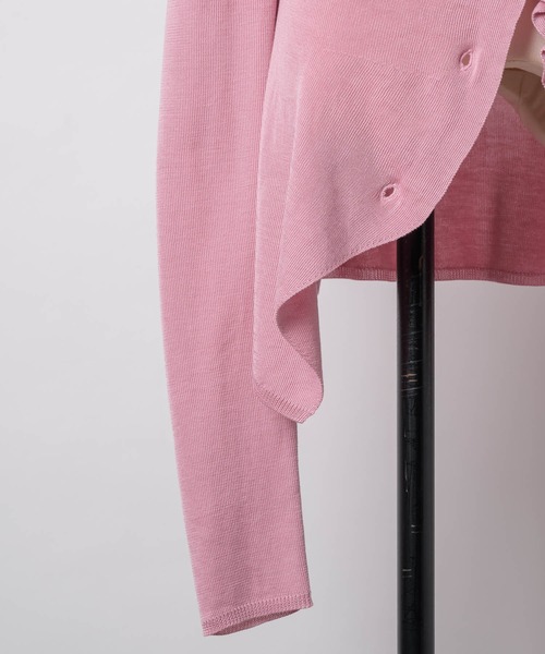 Everyday slim fit frills cardigan/エブリデイスリムフィットフリル