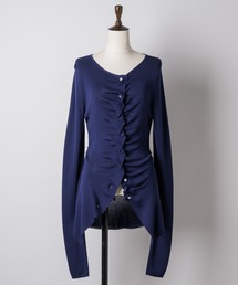 yae（ヤエ）の「Everyday slim fit frills cardigan/エブリデイスリムフィットフリルカーディガン（カーディガン/ボレロ）」