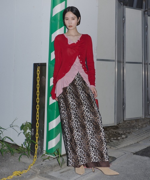 yae(ヤエ)の「Everyday slim fit frills cardigan/エブリデイスリムフィットフリルカーディガン(カーディガン/ボレロ・レディース・ピンク/ネイビー/レッド/ライトブルー/ブラック/グレー・FREE)」の18枚目の写真
