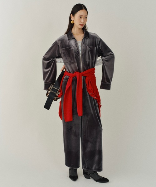 yae（ヤエ）の「Everyday slim fit frills cardigan/エブリデイスリムフィットフリルカーディガン（カーディガン/ボレロ・レディース・ピンク/ネイビー/レッド・FREE）」の13枚目の写真