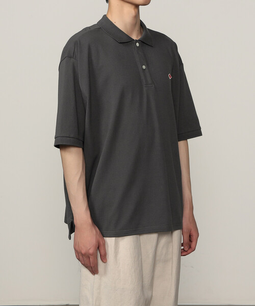 DANTON（ダントン）の「【STORE EXCLUSIVE】MEN'S COTTON PIQUE POLO SHIRT（ポロシャツ・メンズ・ライトグレー/ダークグリーン/ブラック/チャコール・S/M/L）」の7枚目の写真
