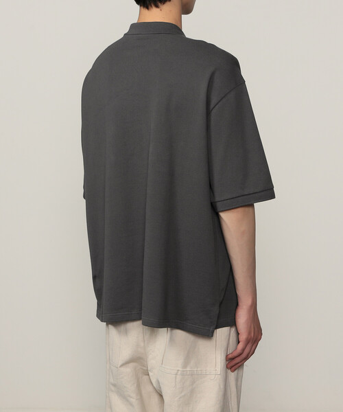 DANTON（ダントン）の「【STORE EXCLUSIVE】MEN'S COTTON PIQUE POLO SHIRT（ポロシャツ・メンズ・ライトグレー/ダークグリーン/ブラック/チャコール・S/M/L）」の8枚目の写真