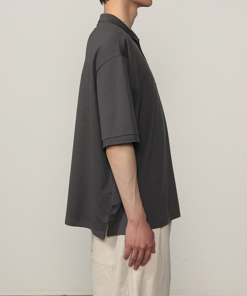 DANTON（ダントン）の「【STORE EXCLUSIVE】MEN'S COTTON PIQUE POLO SHIRT（ポロシャツ・メンズ・ライトグレー/ダークグリーン/ブラック/チャコール・S/M/L）」の9枚目の写真
