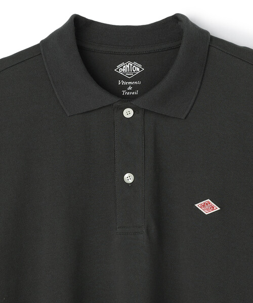 DANTON（ダントン）の「【STORE EXCLUSIVE】MEN'S COTTON PIQUE POLO SHIRT（ポロシャツ・メンズ・ライトグレー/ダークグリーン/ブラック/チャコール・S/M/L）」の16枚目の写真
