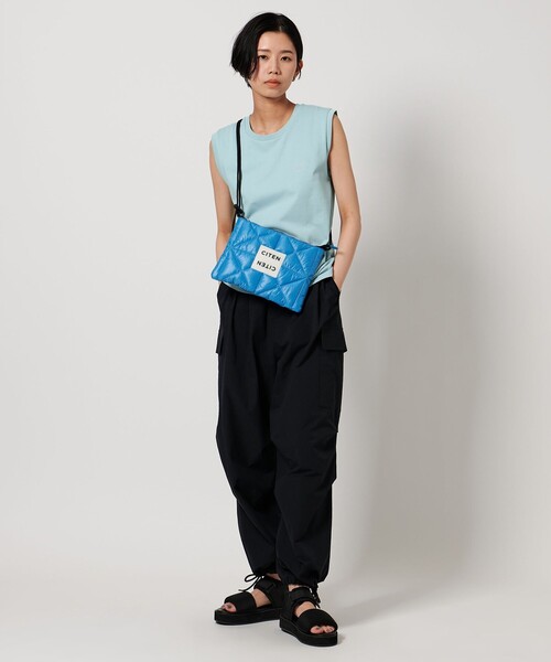 CITEN（シテン）の「【WEB限定】＜CITEN＞CITENパデッドサコッシュカラバリ（ショルダーバッグ・レディース・パープル/オレンジ/イエロー/ピンク/レッド/ホワイト/コバルトブルー/ケリーグリーン・FREE）」の18枚目の写真