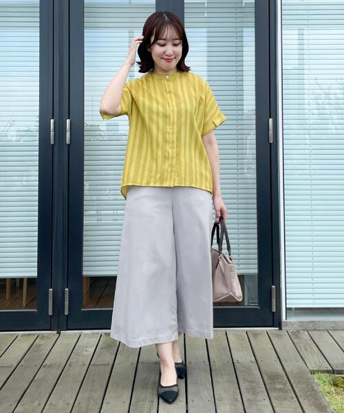 Reflect（リフレクト）の「【UVカット／マシンウォッシュ可】フレアスカーチョ（その他パンツ・レディース・ブラック/オリーブ/ベージュ・09/11/05/07/13/15 /17）」の5枚目の写真