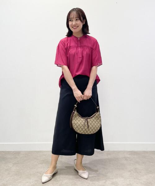 Reflect（リフレクト）の「【UVカット／マシンウォッシュ可】フレアスカーチョ（その他パンツ・レディース・ブラック/オリーブ/ベージュ・09/11/05/07/13/15 /17）」の6枚目の写真