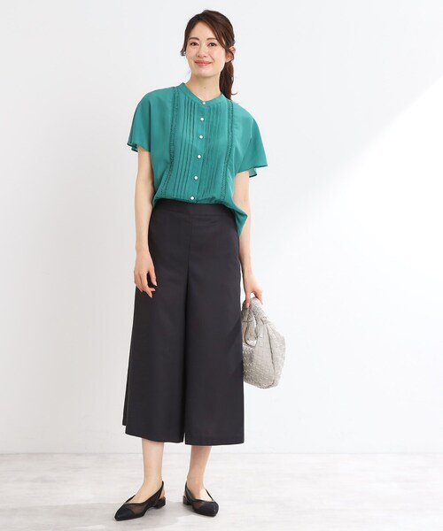 Reflect（リフレクト）の「【UVカット／マシンウォッシュ可】フレアスカーチョ（その他パンツ・レディース・ブラック/オリーブ/ベージュ・09/11/05/07/13/15 /17）」の7枚目の写真