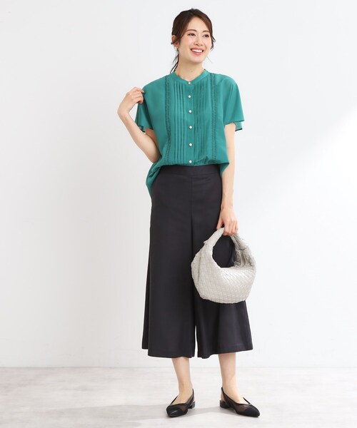 Reflect（リフレクト）の「【UVカット／マシンウォッシュ可】フレアスカーチョ（その他パンツ・レディース・ブラック/オリーブ/ベージュ・09/11/05/07/13/15 /17）」の8枚目の写真