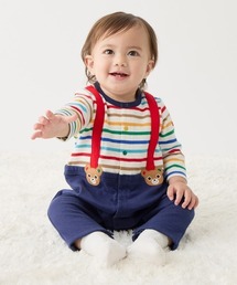 【新品未使用タグ付き】MIKI HOUSE ミキハウス ボーダーカバーオール 楽天市場】ミキハウス mikihouse ダブルビー ボーダー柄