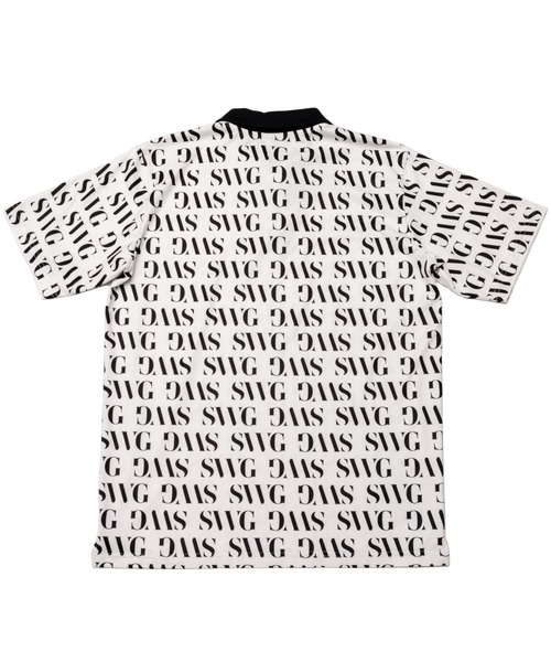 SWINGGGR(スウィンガー)の「SWINGGGR/スウィンガー/SWG PATTEN POLO(ポロシャツ・メンズ・ホワイト/ブラック・2/3/4/1)」の3枚目の写真