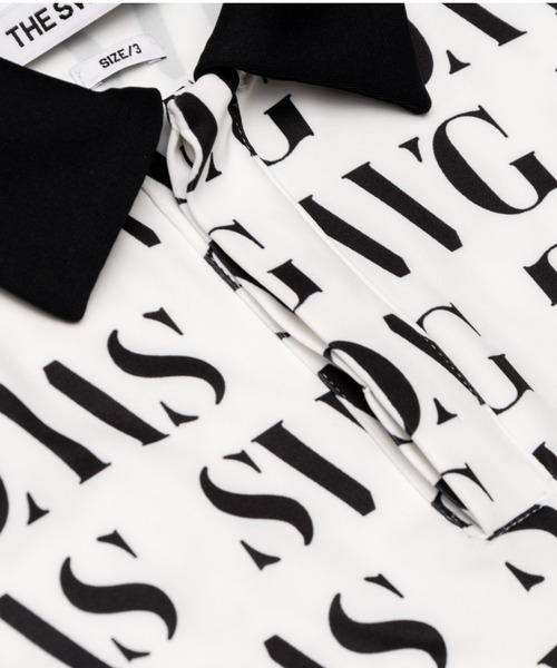 SWINGGGR(スウィンガー)の「SWINGGGR/スウィンガー/SWG PATTEN POLO(ポロシャツ・メンズ・ホワイト/ブラック・2/3/4/1)」の6枚目の写真