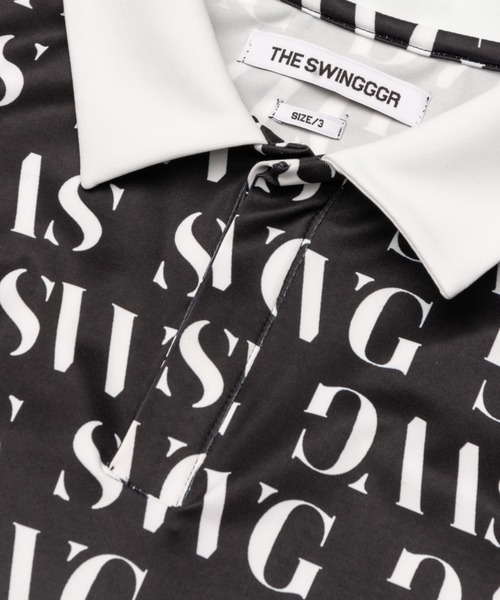 SWINGGGR(スウィンガー)の「SWINGGGR/スウィンガー/SWG PATTEN POLO(ポロシャツ・メンズ・ホワイト/ブラック・2/3/4/1)」の11枚目の写真