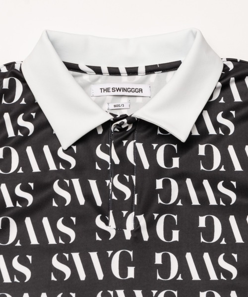 SWINGGGR(スウィンガー)の「SWINGGGR/スウィンガー/SWG PATTEN POLO(ポロシャツ・メンズ・ホワイト/ブラック・2/3/4/1)」の10枚目の写真