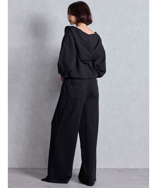 GYDA（ジェイダ）の「GG switch sideスウェットワイドパンツ（スウェットパンツ・レディース・ライトグレー/ブラック・FREE）」の17枚目の写真