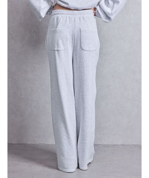 GYDA（ジェイダ）の「GG switch sideスウェットワイドパンツ（スウェットパンツ・レディース・ライトグレー/ブラック・FREE）」の22枚目の写真