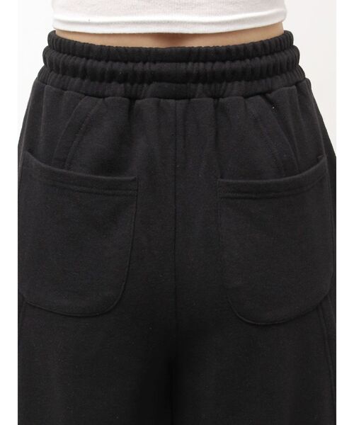 GYDA（ジェイダ）の「GG switch sideスウェットワイドパンツ（スウェットパンツ・レディース・ライトグレー/ブラック・FREE）」の7枚目の写真