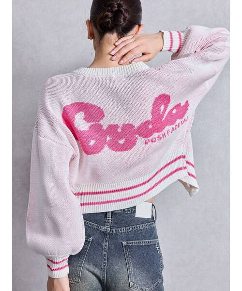 GYDA(ジェイダ)の「GD LINEサマーニットカーディガン(カーディガン/ボレロ・レディース・オフホワイト/ライトグレー/チャコールグレー・FREE)」の2枚目の写真