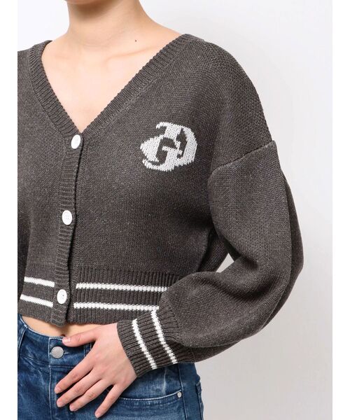 GYDA(ジェイダ)の「GD LINEサマーニットカーディガン(カーディガン/ボレロ・レディース・オフホワイト/ライトグレー/チャコールグレー・FREE)」の21枚目の写真