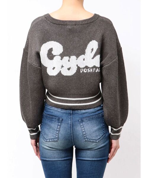 GYDA(ジェイダ)の「GD LINEサマーニットカーディガン(カーディガン/ボレロ・レディース・ライトグレー/チャコールグレー/オフホワイト・FREE)」の1枚目の写真