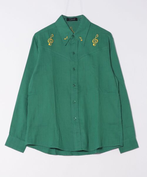 セール】Lamrof/ラムロフ/W Ganze Westen Peace Shirts（シャツ