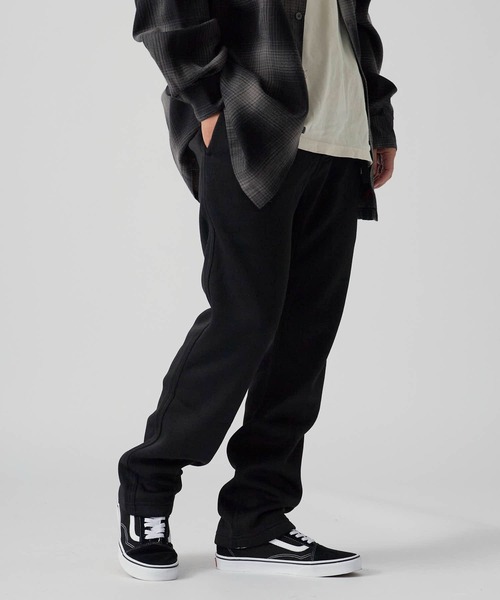 Gramicci（グラミチ）の「Gramicci/グラミチ BONDING KNIT FLEECE NN-PANT CROPPED マイクロフリース テーパード ナローパンツ（スウェットパンツ・メンズ・ヘザーグレー/オートミール/オリーブ/ヘザーチャコール/ブラック/チャコール・XXL/XL/M/S/L）」の2枚目の写真