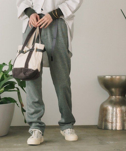 Gramicci（グラミチ）の「Gramicci/グラミチ BONDING KNIT FLEECE NN-PANT CROPPED マイクロフリース テーパード ナローパンツ（スウェットパンツ・メンズ・ヘザーグレー/オートミール/オリーブ/ヘザーチャコール/ブラック/チャコール・XXL/XL/M/S/L）」の8枚目の写真