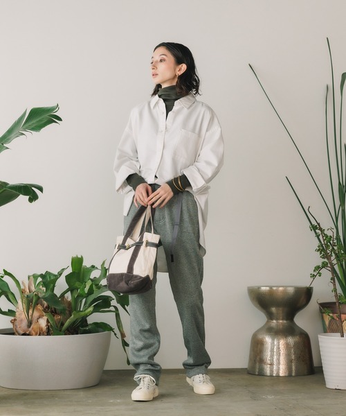 Gramicci（グラミチ）の「Gramicci/グラミチ BONDING KNIT FLEECE NN-PANT CROPPED マイクロフリース テーパード ナローパンツ（スウェットパンツ・メンズ・ヘザーグレー/オートミール/オリーブ/ヘザーチャコール/ブラック/チャコール・XXL/XL/M/S/L）」の10枚目の写真