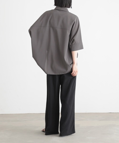 for/c(フォーシー)の「インド綿リラクシーパンツ【オーガニックコットン】(その他パンツ・レディース・ブラック/チャコール・M/L)」の9枚目の写真