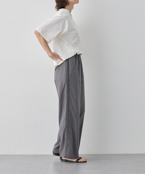 for/c(フォーシー)の「インド綿リラクシーパンツ【オーガニックコットン】(その他パンツ・レディース・ブラック/チャコール・M/L)」の17枚目の写真