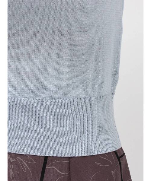 MERCURYDUO（マーキュリーデュオ）の「ドレープオフショルコンパクトニット（ニット/セーター・レディース・ホワイト/ライトブルー/チャコールグレー・FREE）」の17枚目の写真