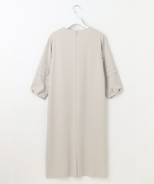 J.PRESS(ジェイプレス)の「【洗える・吸水速乾・接触冷感・セットアップ対応】Light ジョーゼット ワンピース(ワンピース・レディース・ネイビー系/ベージュ系/ブラック系・9/11)」の10枚目の写真