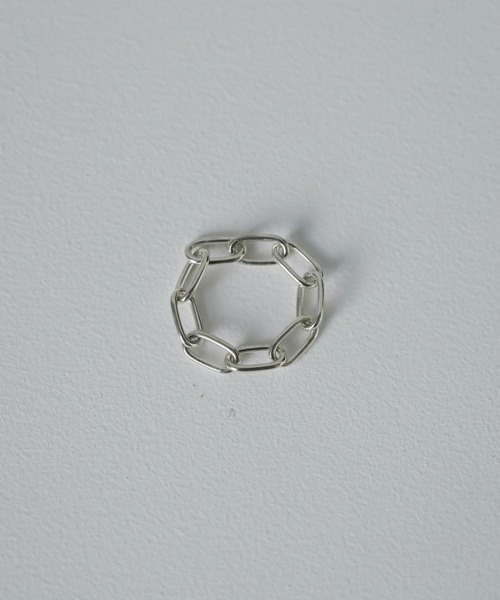 anuke(アンヌーク)の「Volume Chain Ring(リング・レディース・シルバー/ゴールド・FREE)」の4枚目の写真