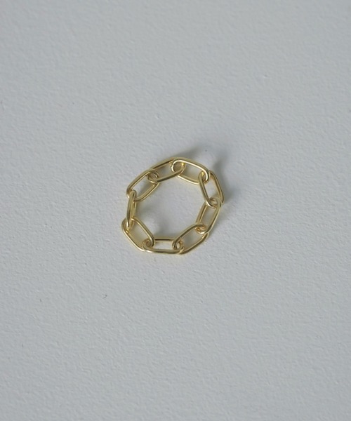 anuke(アンヌーク)の「Volume Chain Ring(リング・レディース・シルバー/ゴールド・FREE)」の5枚目の写真