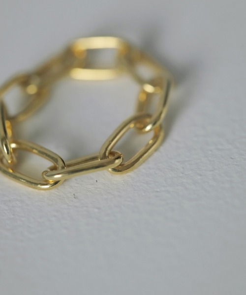 anuke(アンヌーク)の「Volume Chain Ring(リング・レディース・シルバー/ゴールド・FREE)」の7枚目の写真