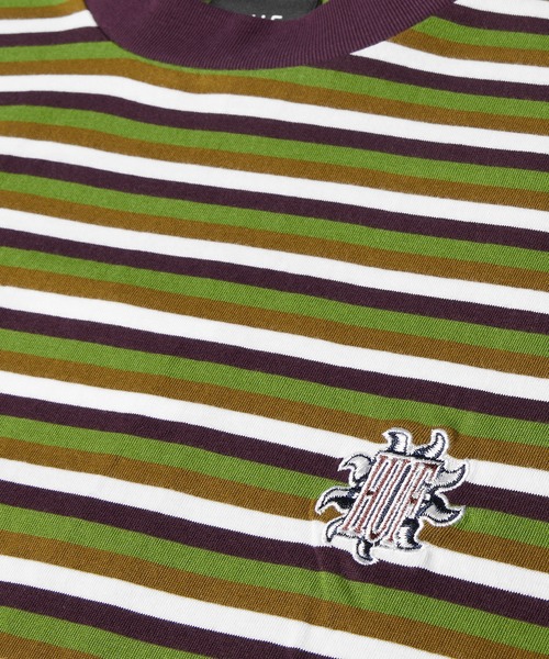 APOLLO STRIPED KNIT BOXY / HUF ストライプ ボーダー Tシャツ