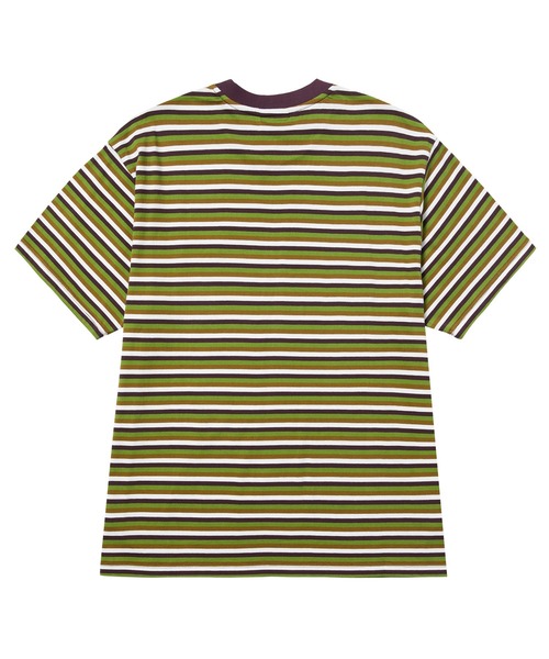 APOLLO STRIPED KNIT BOXY / HUF ストライプ ボーダー Tシャツ