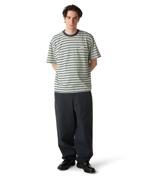 APOLLO STRIPED KNIT BOXY / HUF ストライプ ボーダー Tシャツ