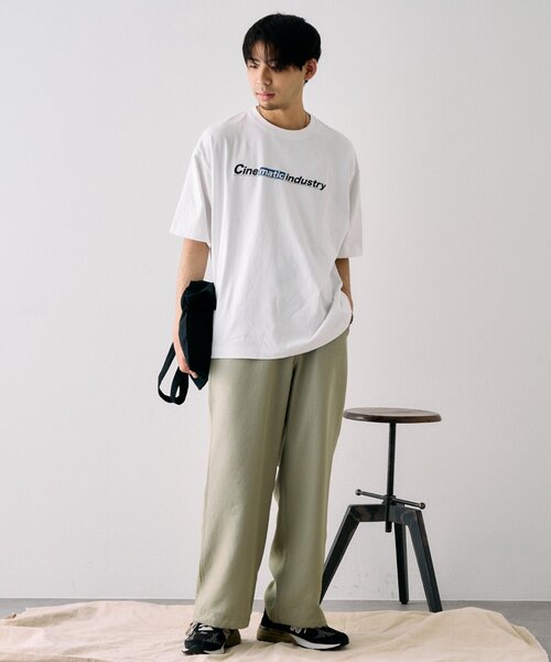 CIAOPANIC TYPY（チャオパニックティピー）の「テックリネンブラッシュドオーバーパンツ（スラックス・メンズ・グレー/ブラック/カーキ・LARGE/MEDIUM）」の14枚目の写真