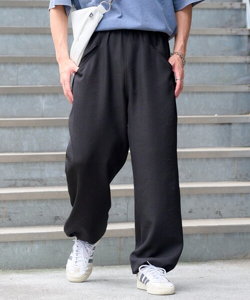 CIAOPANIC TYPY（チャオパニックティピー）の「テックリネンブラッシュドオーバーパンツ（スラックス・メンズ・グレー/ブラック/カーキ・LARGE/MEDIUM）」の15枚目の写真