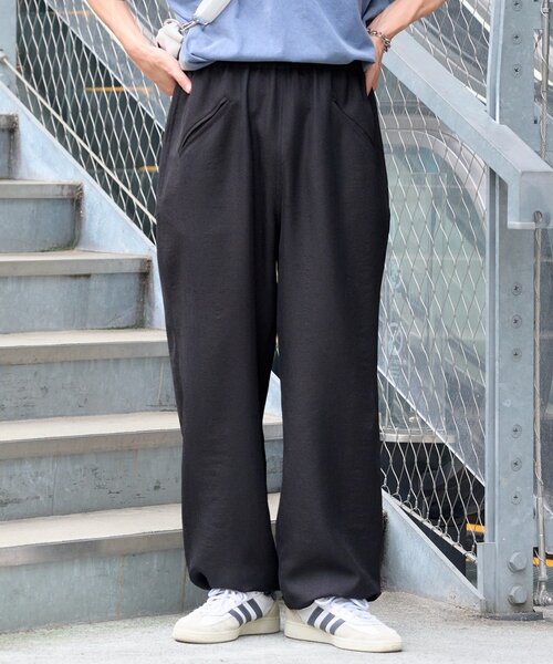 CIAOPANIC TYPY（チャオパニックティピー）の「テックリネンブラッシュドオーバーパンツ（スラックス・メンズ・グレー/ブラック/カーキ・LARGE/MEDIUM）」の16枚目の写真