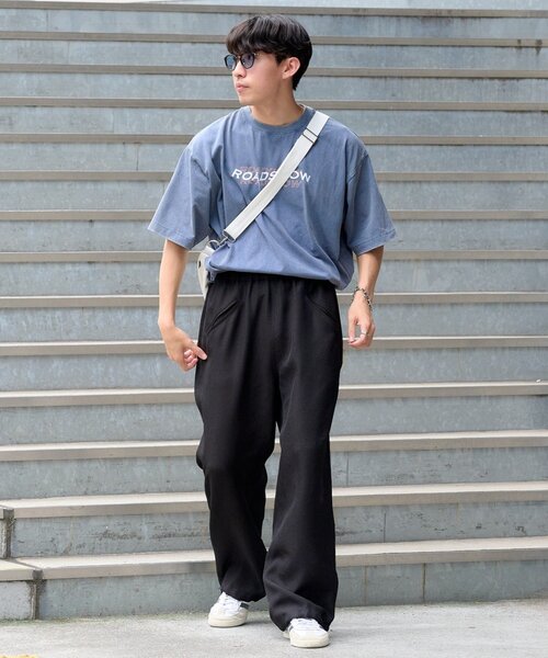 CIAOPANIC TYPY（チャオパニックティピー）の「テックリネンブラッシュドオーバーパンツ（スラックス・メンズ・グレー/ブラック/カーキ・LARGE/MEDIUM）」の20枚目の写真