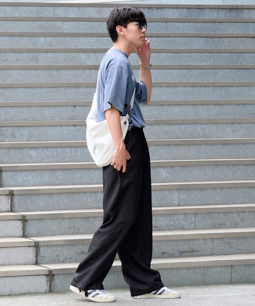 CIAOPANIC TYPY（チャオパニックティピー）の「テックリネンブラッシュドオーバーパンツ（スラックス・メンズ・グレー/ブラック/カーキ・LARGE/MEDIUM）」の21枚目の写真